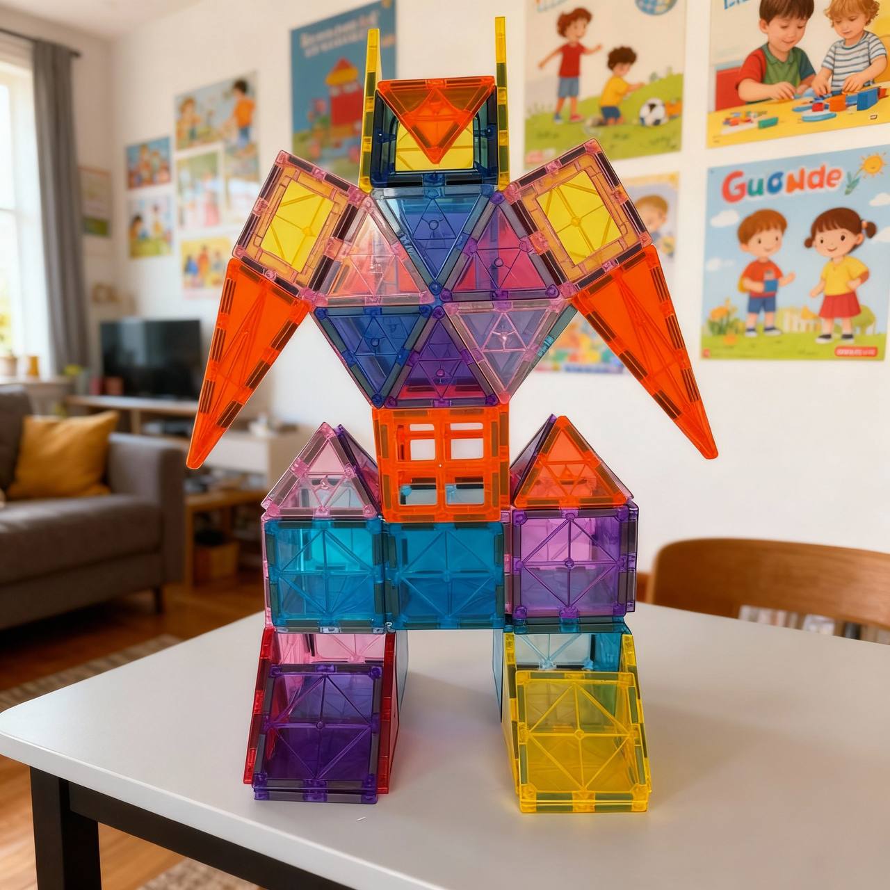 Magnetic Tiles 60pcs Set